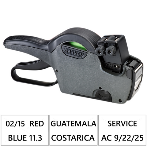 Garvey Labeler, Model 25-10/10 Band Layout 2603 Model#: G2516-20113