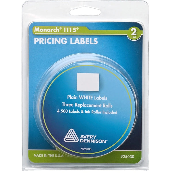 Monarch 1115 White Labels (3 rolls) - 925030 – Image Supply