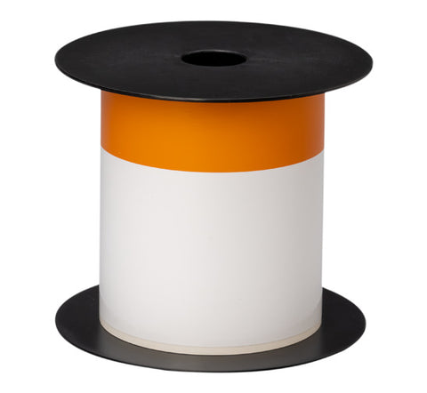 Brother 4in Orange 0.5in Header Continuous Standard Vinyl Label