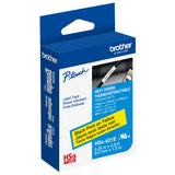 Brother 9.0mm Black on Yellow Shrink Tube - HSE621E