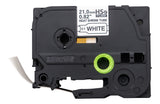 Brother 21mm Black on White Shrink Tube - HSE251E