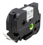 Brother 21mm Black on White Shrink Tube - HSE251E