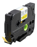 Brother 9.0mm Black on Yellow Shrink Tube - HSE621E