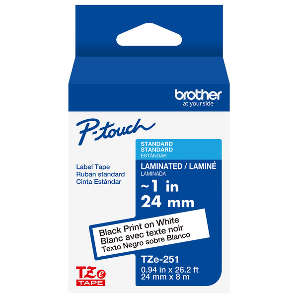 Image Supply - Brother TZe251 Tape, Brother TZe-251 Tape, P-Touch Tape