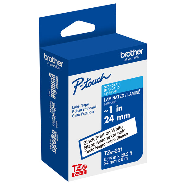 Image Supply - Brother TZe251 Tape, Brother TZe-251 Tape, P-Touch Tape