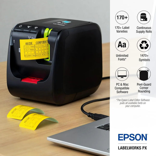 Epson LW-PX800 Label & Shrink Tube Printer – Image Supply