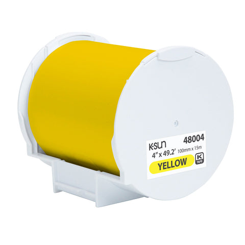 K-Sun 4" x 49.2' Yellow Supply Roll - 48004