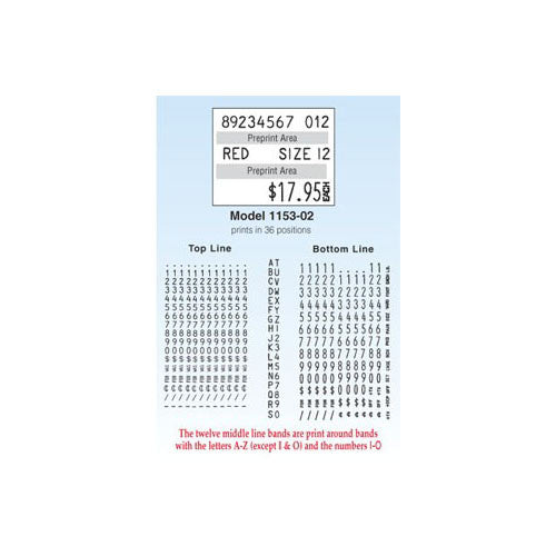 Monarch 115302 Label Gun "Alpha/Numeric" Image Supply
