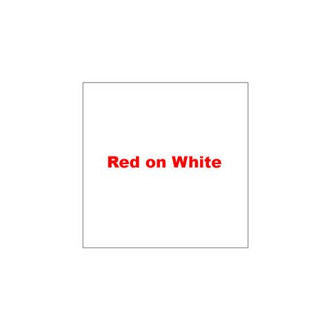 K-Sun 1/2" Red on White Tape 26ft - 612RW