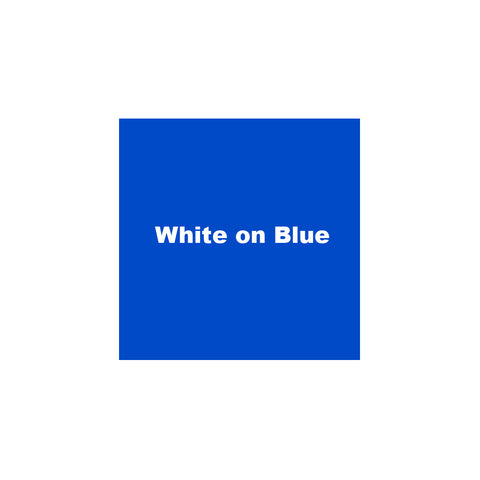 K-Sun 3/4" White on Blue Tape 26ft - 618WL