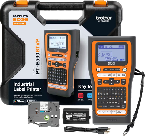 Brother PT-E560BTVP Label Printer Kit