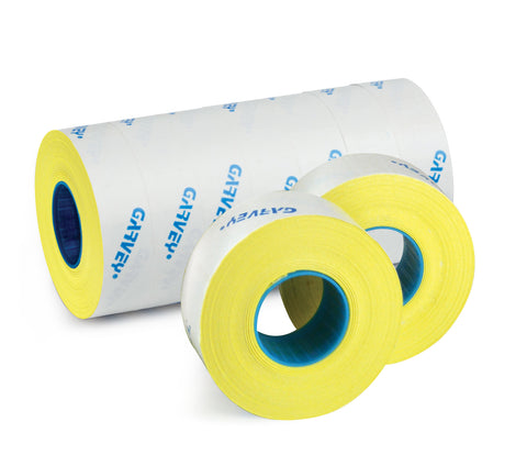 Garvey Price Gun Labels Rolls 9ct White | Delivery Across Canada
