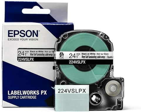 Epson 1" Vinyl Self Lamination Cable Wrap - 224VSLPX (formerly 224SLPX)