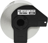 Brother White File Folder Paper Labels - DK1203