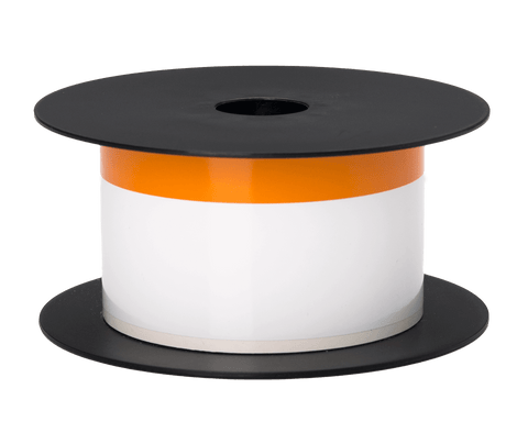 Brother 2in Orange 0.5in Header Continuous Standard Vinyl Label