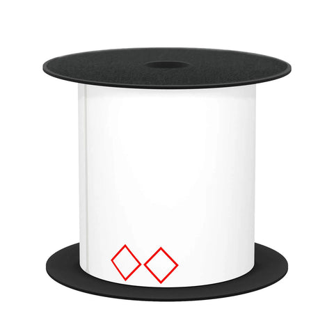 Brother 3in x 4.5in 2-Diamonds Standard Vinyl Die-Cut Secondary GHS Label