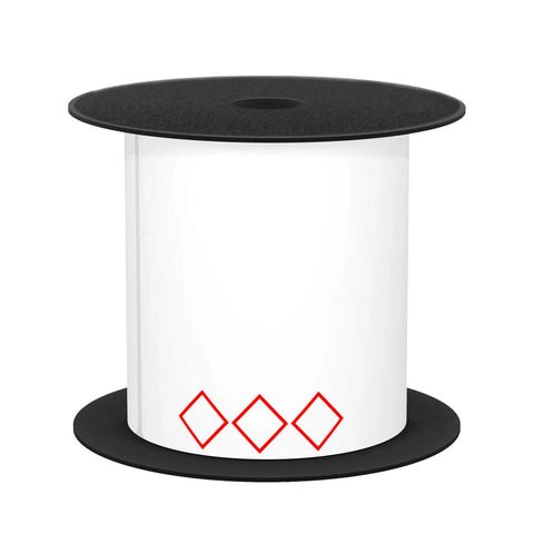 Brother 3in x 4.5in 3-Diamonds Standard Vinyl Die-Cut Secondary GHS Label