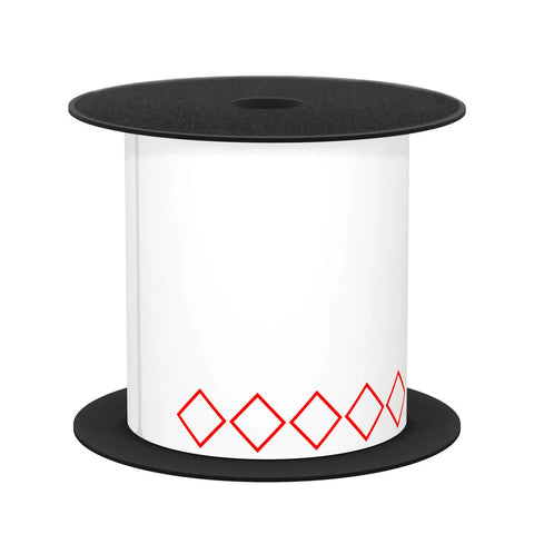 Brother 3in x 4.5in 5-Diamonds Standard Vinyl Die-Cut Secondary GHS Label