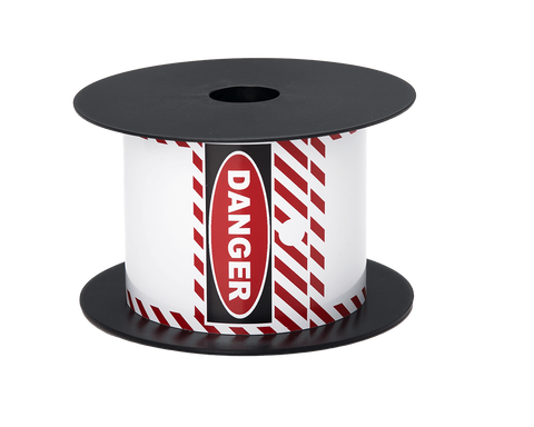 Brother 3in x 5in Black Danger Header Lockout / Tagout Tag