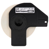 Brother White Multi-Purpose/Return Address Paper Labels - DK1204