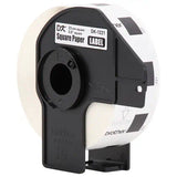 Brother White Square Paper Labels - DK1221
