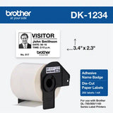 Brother DK1234 Adhesive Name Badge Labels DK-1234