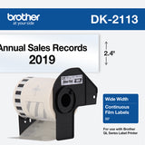 Brother Clear Continuous Length Film Tape - DK2113