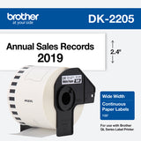 Brother White Continuous Length Paper Tape - DK2205