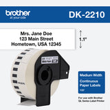 Brother White Continuous Length Paper Tape - DK2210