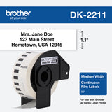 Brother White Continuous Length Film Tape - DK2211