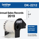 Brother White Continuous Length Film Tape - DK2212