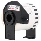Brother Continuous Length Black/Red on White Paper Tape  - DK2251