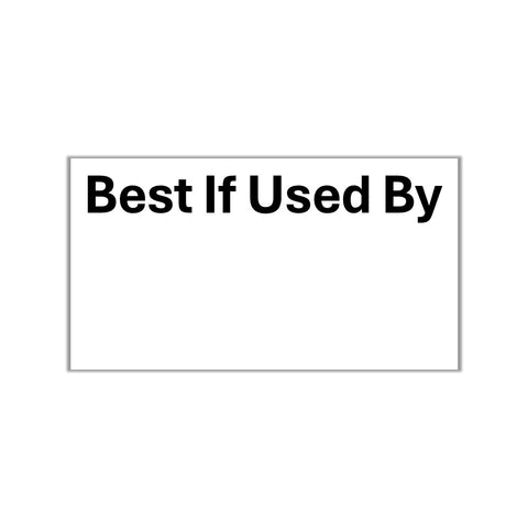 Monarch 1131 "Best If Used By" White Labels (8 rolls)