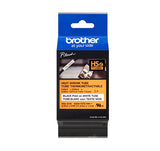 Brother 11.2mm Black on White Shrink Tube - HSe231e