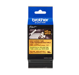 Brother 9.0mm Black on Yellow Shrink Tube - HSE621E