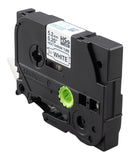 Brother 5.2mm Black on White Shrink Tube - HSE211E