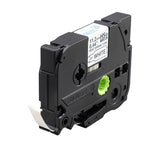 Brother 11.2mm Black on White Shrink Tube - HSe231E