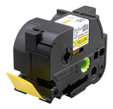 Brother 31mm Black on Yellow Shrink Tube - HSE661E