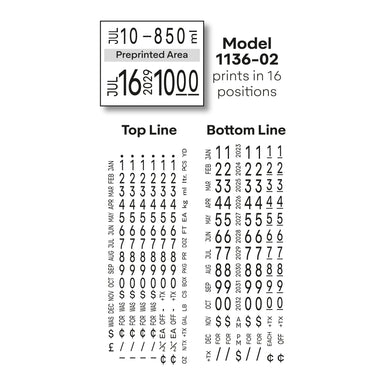 Monarch 1136-02 Label Gun - Date & Time Coding W/LABELS – Image Supply