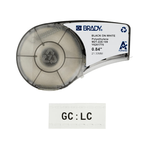 Brady - 0.84" Multi-Purpose Tear Resistant Tags with Ribbon for M21 Printers