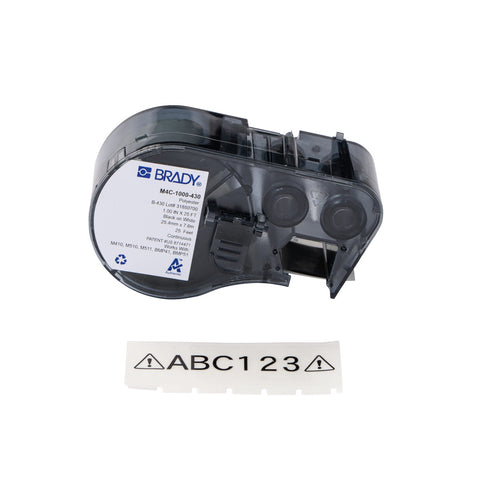 Brady -1" Harsh Environment Multi-Purpose Clear Polyester Labels for M4 M5 Printers