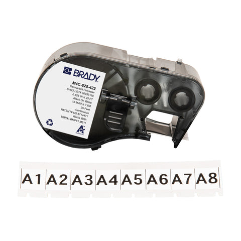 Brady - 0.625 "Aggressive Adhesive Multi-Purpose Polyester Labels with Ribbon for M4 M5 Printers