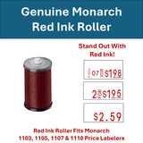 Monarch 1103, 1105, 1107, 1110 Red Ink Roller - 08394606