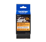 Brother 21mm Black on White Shrink Tube - HSE251E