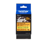 Brother 5.2mm Black on Yellow Shrink Tube - HSE611E