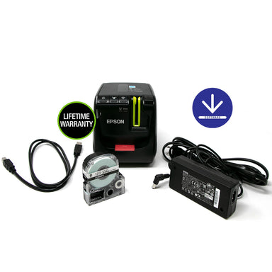 純正✨新品 未開封✨EPSON LPC3T18KPV ブラック Ｍサイズ×２本 Epson LW-PX800 Label & Shrink Tube Printer – Image Supply