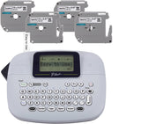 Brother PT-M95 P-Touch Label Maker Bundle (4 Label Tapes Included)