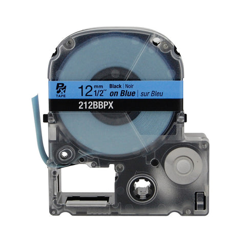 Epson/K-Sun 1/2" Black on Blue Tape - 212BBPX
