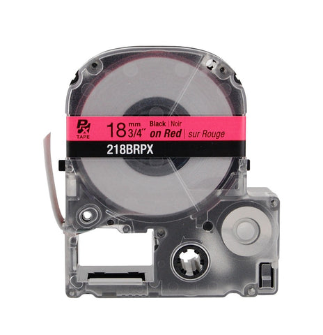 Epson/K-Sun 3/4" Black on Red Tape - 218BRPX