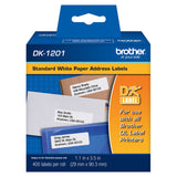 Brother White Standard Address Paper Labels - DK1201